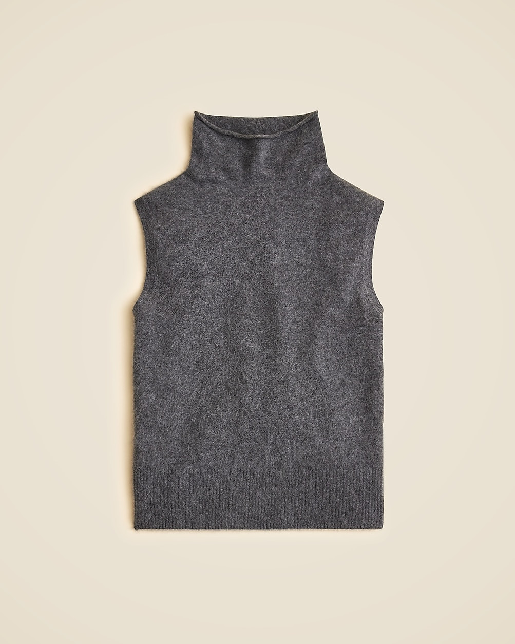 Brushed cashmere turtleneck sweater shell | J. Crew US