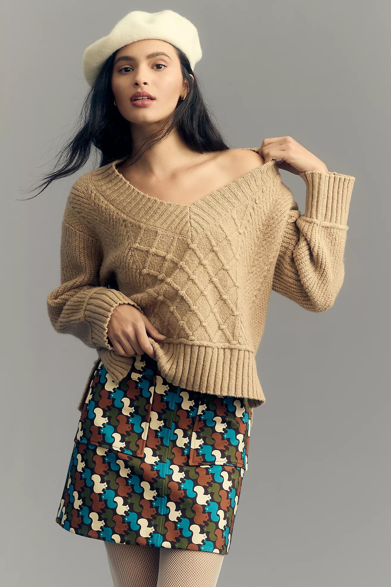The Tillie V-Neck Pullover Sweater by Maeve | Anthropologie (US)