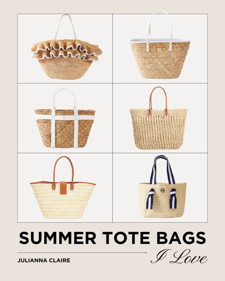 Summer Tote Bags ✨

tote bags // beach bag // beach tote // beach tote bag // summer fashion // summer accessories // summer style

#LTKStyleTip #LTKItBag #LTKFindsUnder100