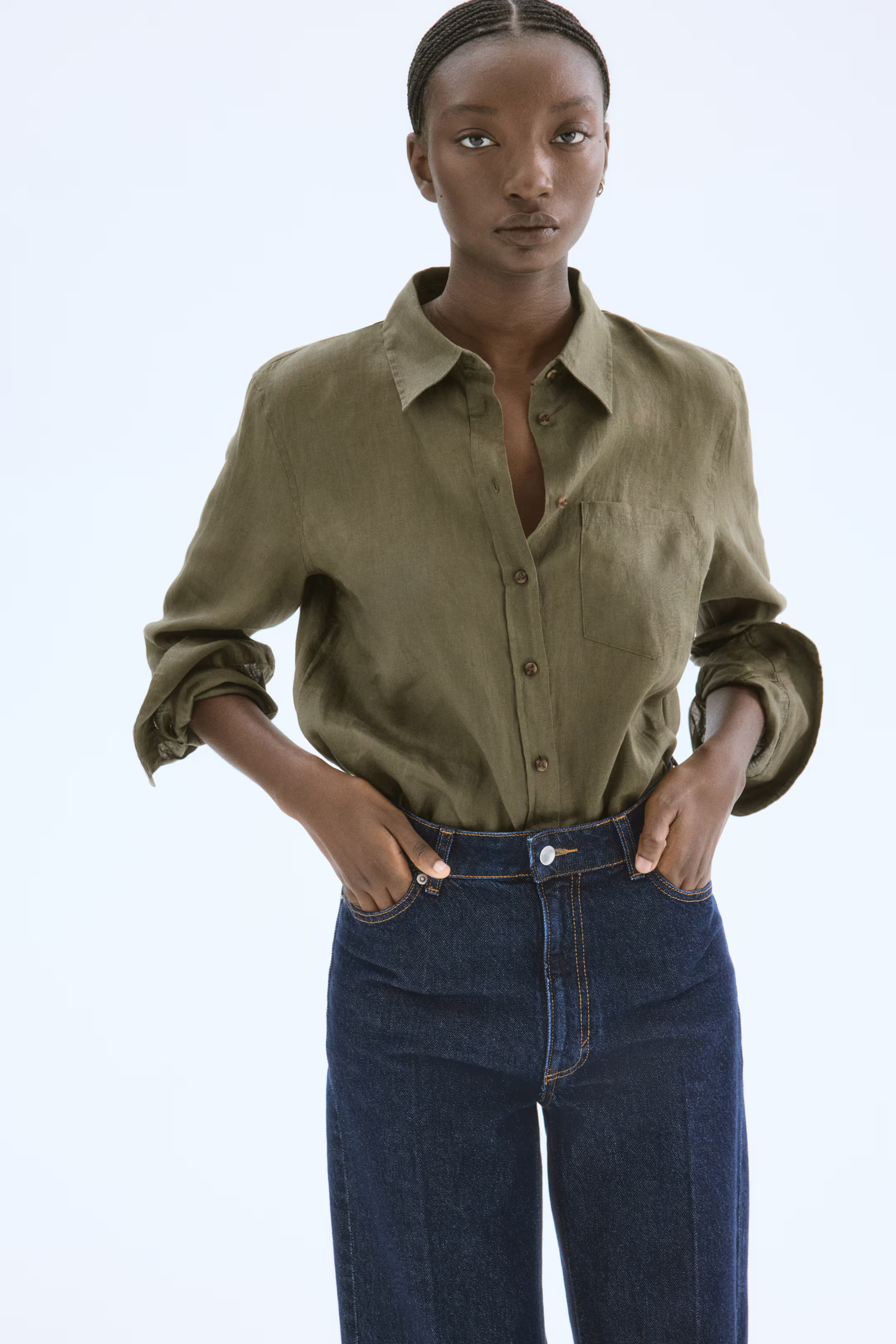 Linen shirt | H&M (UK, MY, IN, SG, PH, TW, HK)