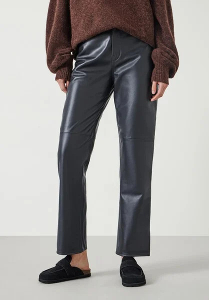 Colette Leather Straight Leg Trouser | Hush UK