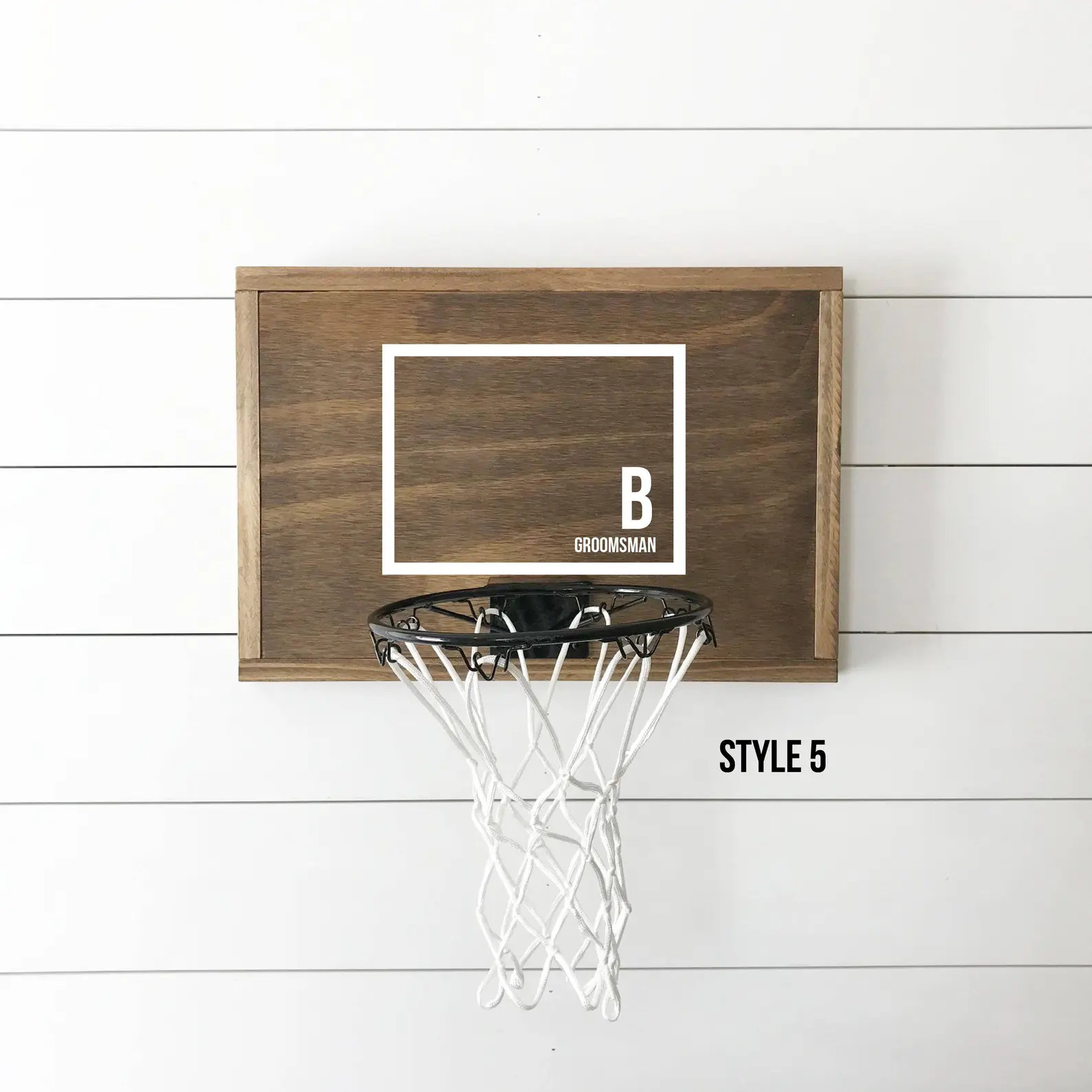 Custom Basketball Goal, Groomsmen Gift, Rustic Basketball Hoop, Mini Basketball Hoop, Sports Team... | Etsy (US)