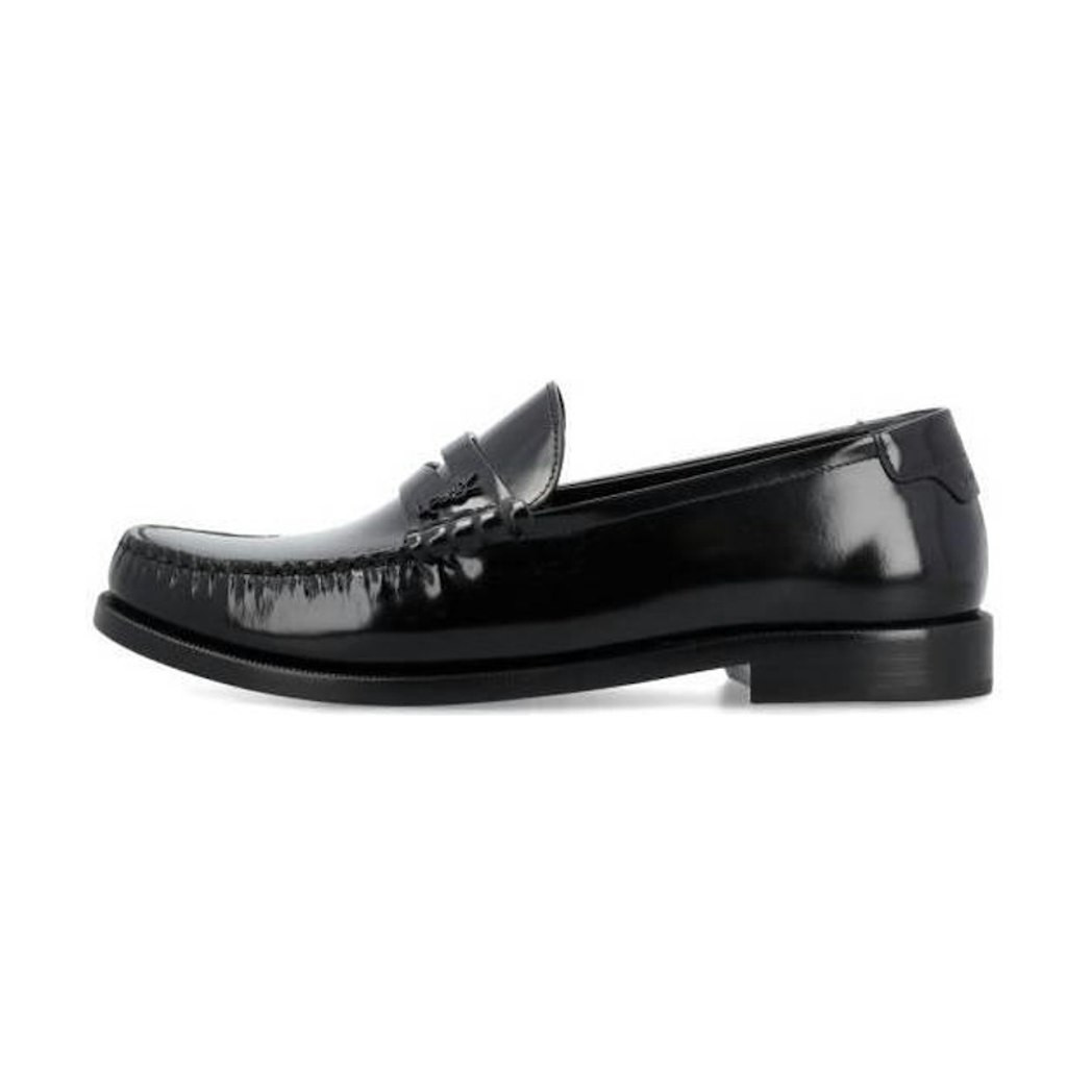 (W) Saint Laurent Le Loafer Penny Slippers 'Black' US 10 | Novelship