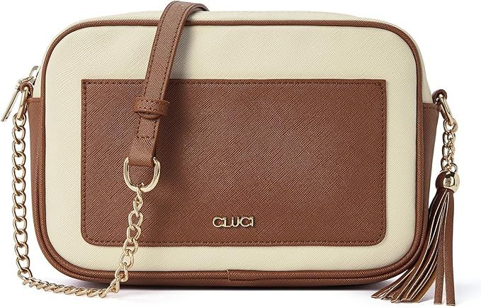 Crossbody Bags for Women Trendy, Vegan Leather Purses Small Shoulder Handbag | Amazon (US)
