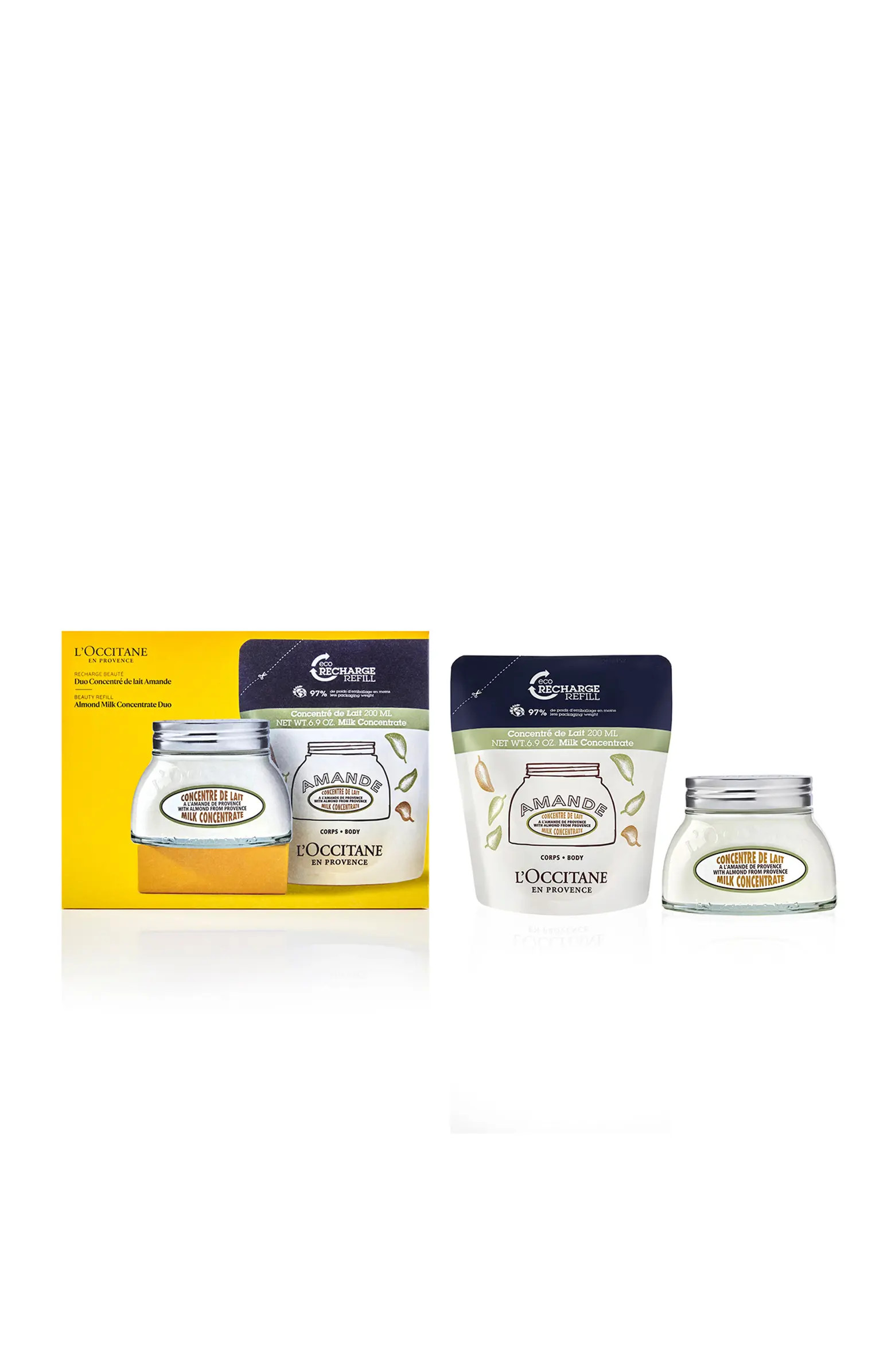 L'Occitane Almond Milk Concentrate & Refill Set (Limited Edition) $73 Value | Nordstromrack | Nordstrom Rack