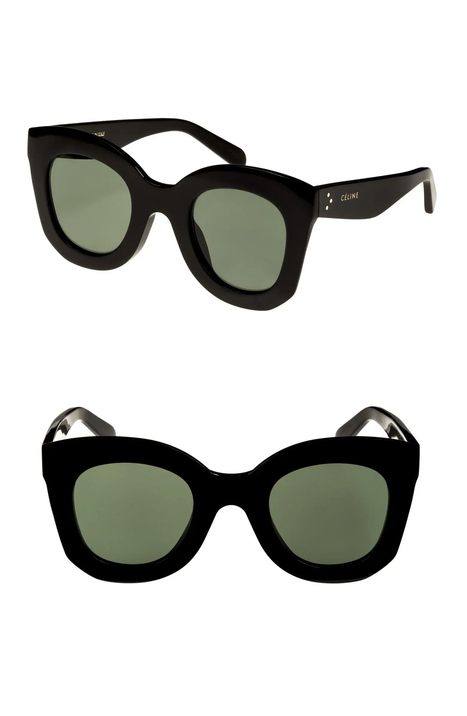 CELINE Special Fit 49mm Cat Eye Sunglasses | Nordstrom | Nordstrom