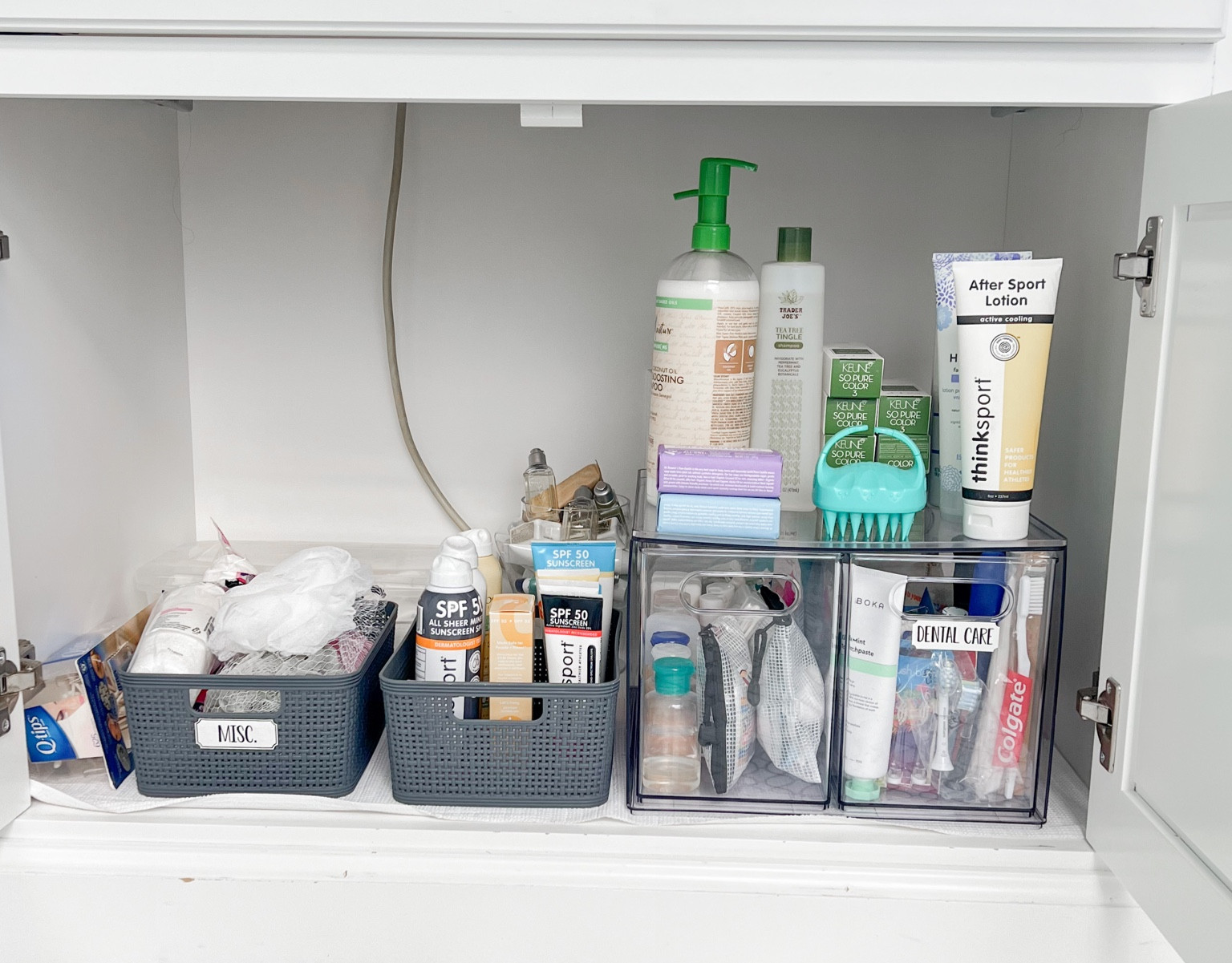 Under sink bathroom organization with the $15 target acrylic drawers.

Stay organized, organization hacks, target finds 

#LTKFind #LTKunder50 #LTKfamily