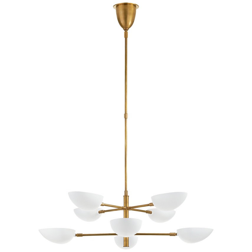 Graphic Large Two-Tier Chandelier | Visual Comfort