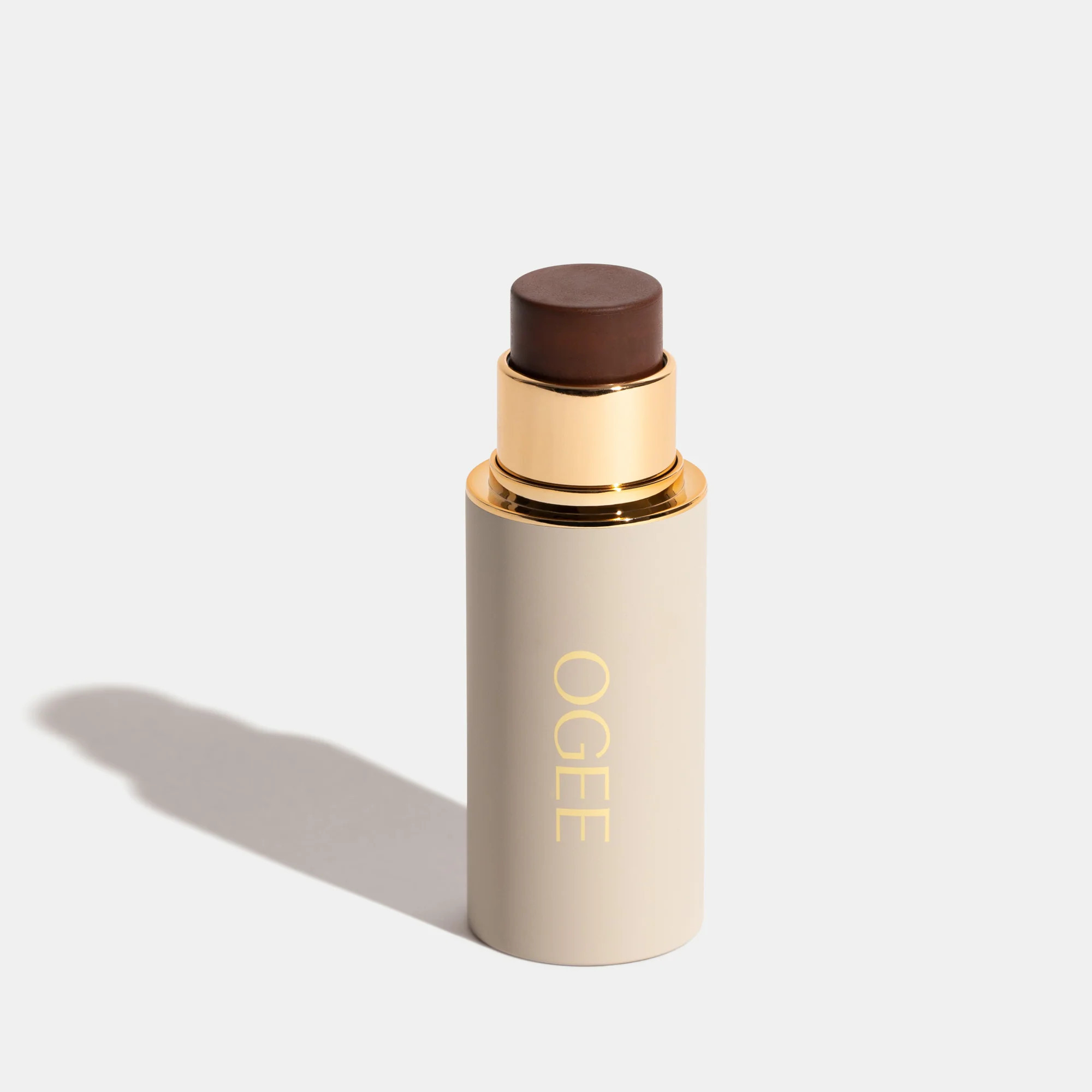 Foundation Stick Infused with Skincare - MAHOGANY 14.50N - Deep Cocoa, Rich Undertones - Ogee Organic Skincare & Makeup 9.7 grams | Ogee