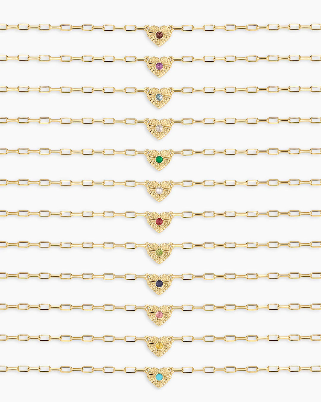 Birthstone Heart Necklace | gorjana