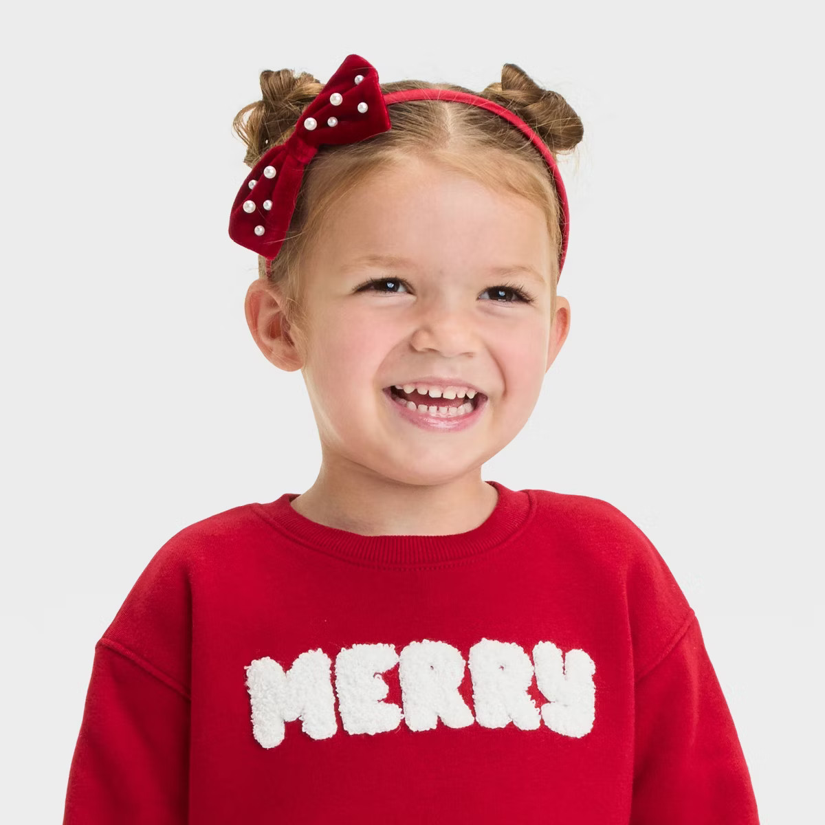 Toddler Girls' Christmas Fleece Sweatshirt - Cat & Jack™ | Target