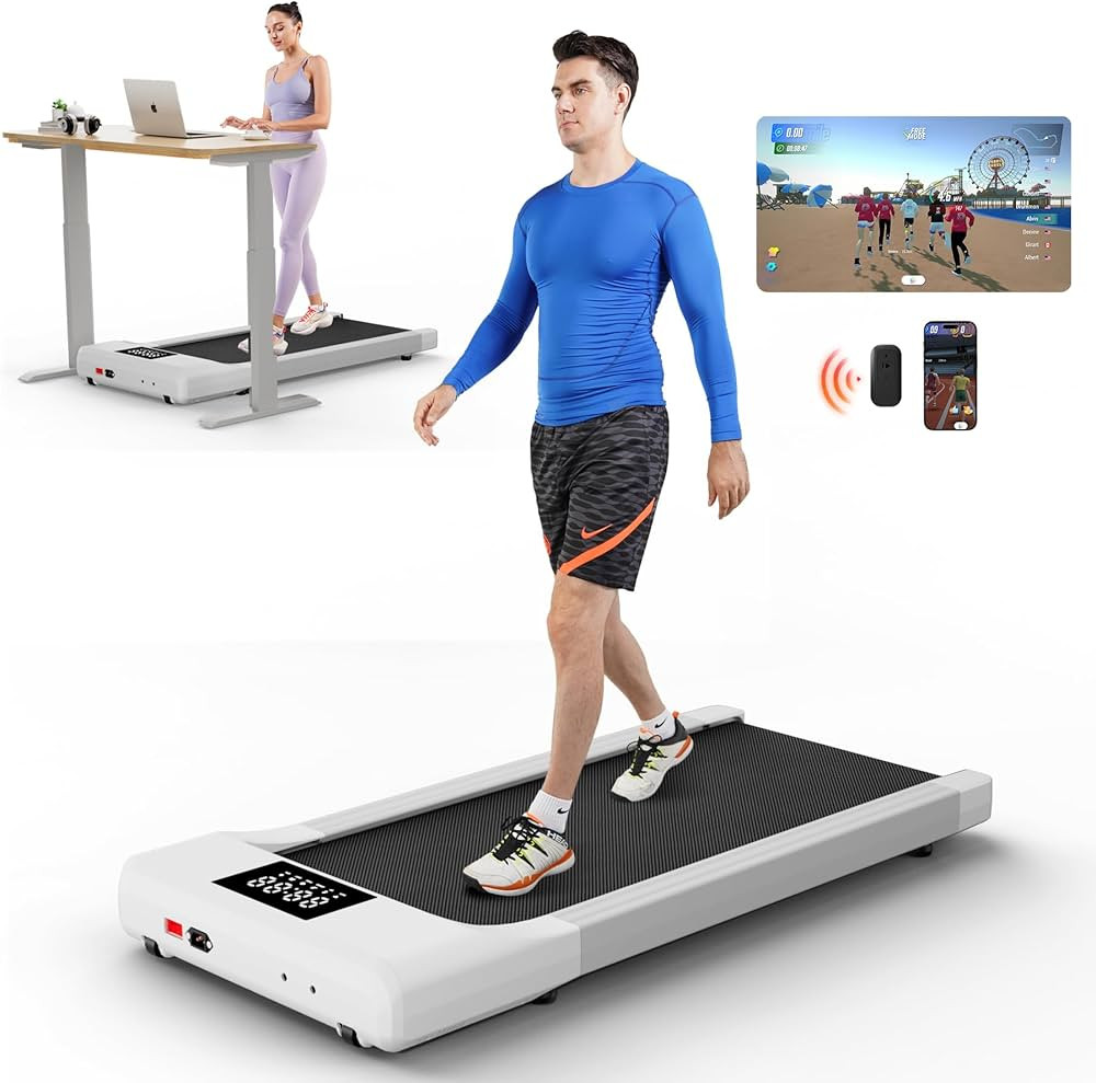 SupeRun Walking Pad, Under Desk Treadmill, 3 in 1 Portable Treadmill with Remote Control LED Disp... | Amazon (US)