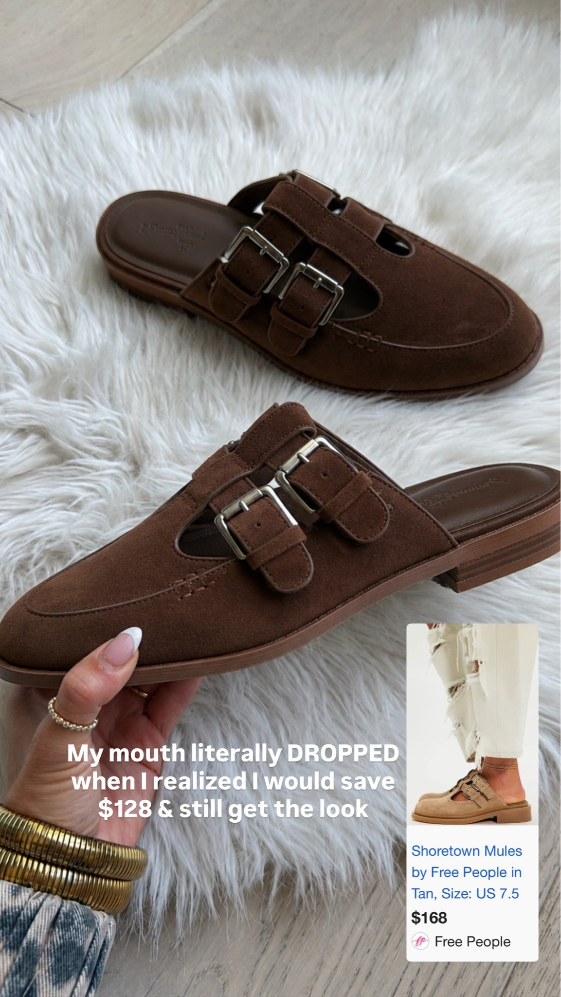 These target mules look IDENTICAL to the Free People ones but I save $128!!!! 🙏🏼 

Comes in another colorway too!

#LTKgrwm #LTKootd #LTKmomlife
