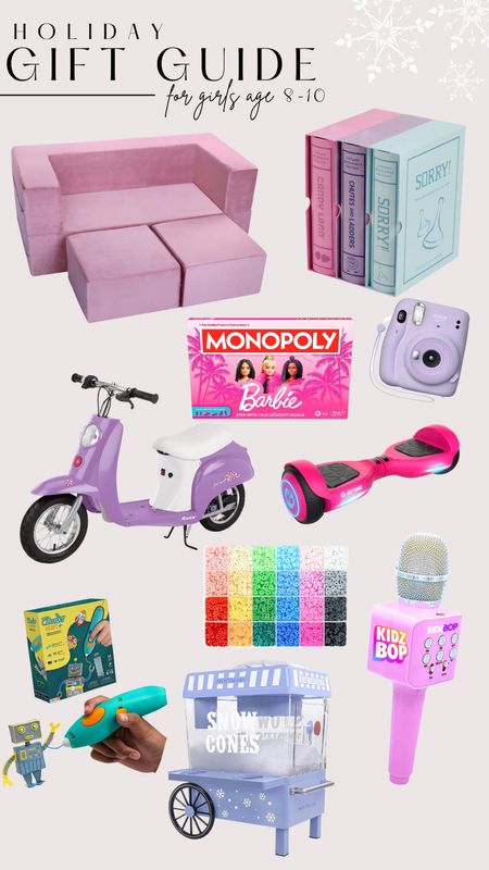 Fun & Unique Christmas Gifts: 8-10 Year Old Girls 2023

Discover the ultimate Christmas gift guide for girls aged 8 to 10 in 2023! We've compiled a list of unique and amazing gifts that will leave a lasting impression on your little one. From the latest hoverboards with LED wheels to retro mini ice machines and more, this guide has something for every girl!

#LTKGiftGuide #LTKHoliday #LTKkids