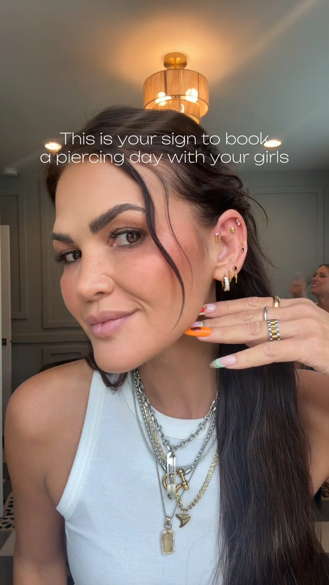 Pierced by Ash Earrings - Code: WildOne 

Other Jewelry: 
Necklaces: 
Ahava Jewels - Code: Kristin10
Artizan Joyeria 
(Shark Tooth is James Michelle) 
Watch: 
Abbott Lyon
Rings: 
Electric Picks - Code: WildOne20
Made by Mary - Code: Kristin10
Alco Jewelry 



#LTKStyleTip