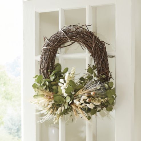 Eucalyptus Wheat Wreath | Ballard Designs, Inc.