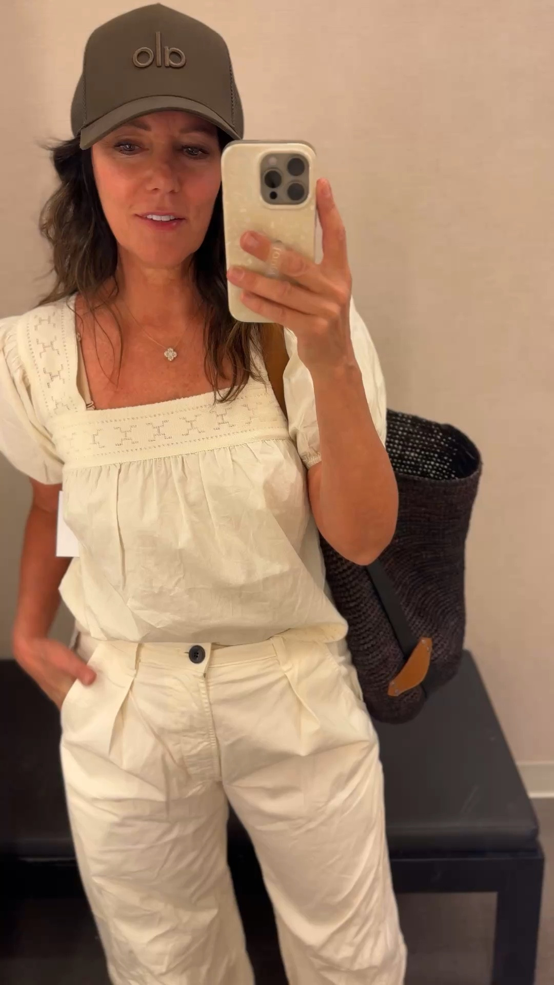 Love these pants so much!  The ivory is so good and slightly lighter weight - perfect for summer .
I have the blue and they’re tts 


#LTKWorkwear #LTKOver40 #LTKTravel