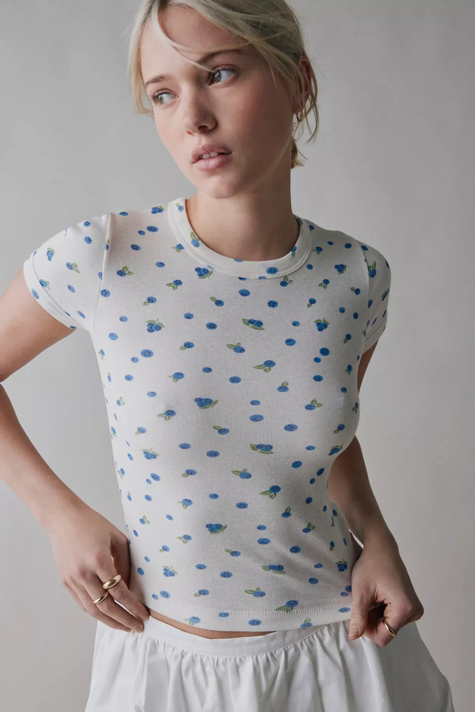 BDG Too Perfect Printed Short Sleeve Tee | Urban Outfitters (US and RoW)