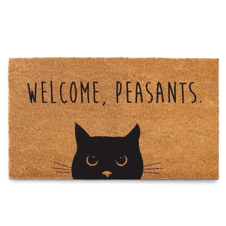 MAINEVENT Welcome Peasants Cat Doormat 30x17 Inch, Funny Outdoor Welcome Mat for Outside | Walmart (US)