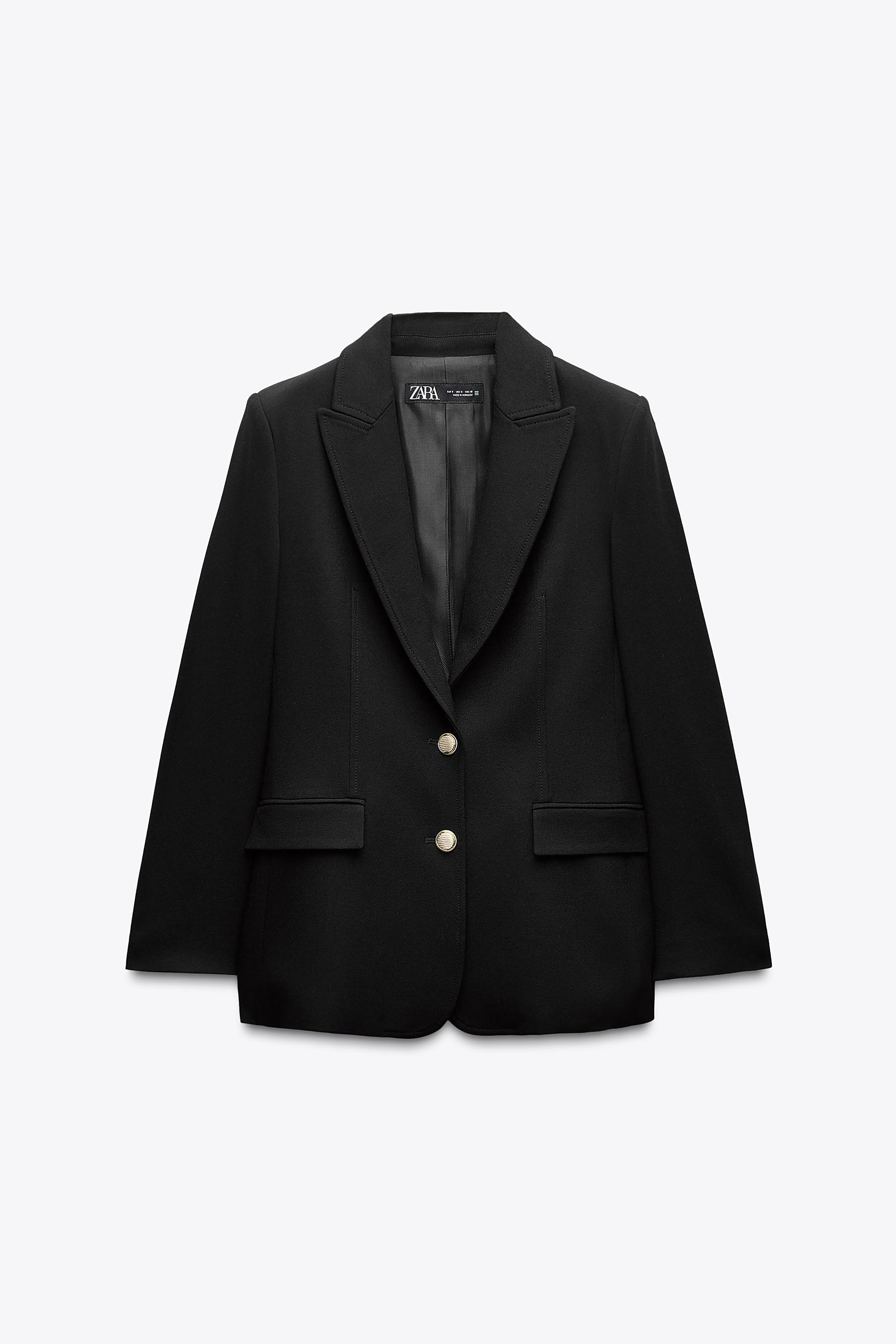 FITTED BLAZER WITH SHOULDER PADS | Zara US