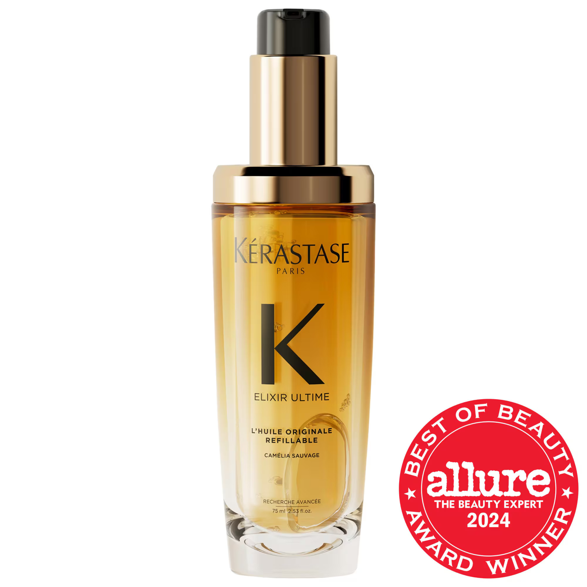 Kérastase Elixir Ultime Refillable Hydrating Hair Oil for Shine 2.53 oz / 75 ml | Sephora (US)