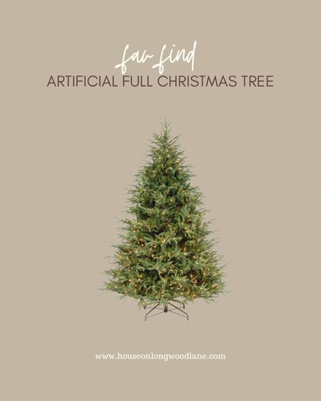 Fav Find! Who else is ready for Christmas! This 7.5ft Pre-Lit Artificial Full Christmas Tree is 48% OFF! Such a great deal for how large and full it is! 

#LTKhome #LTKHoliday #LTKsalealert