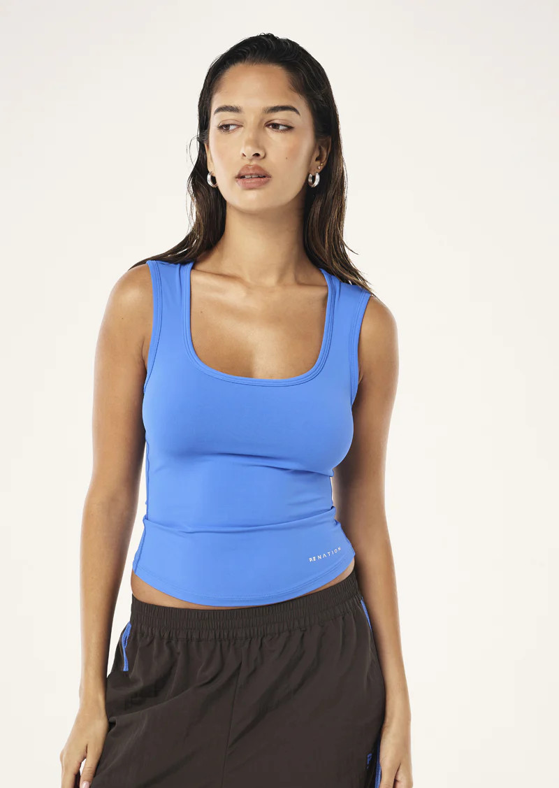 REFINE SCOOP TANK IN PALACE BLUE | P.E Nation AU