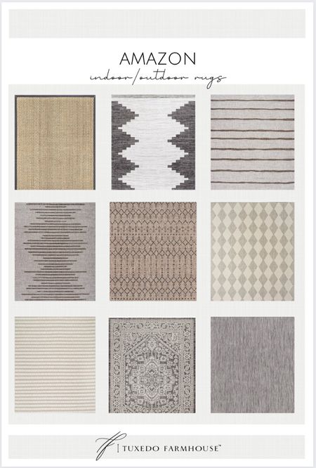 Amazon indoor/outdoor rugs! Perfect to freshen up your porch for Spring! 

Area rug, neutral, home decor, jute, backyard, back patio, sunroom 

#LTKfindsunder100 #LTKhome #LTKSeasonal