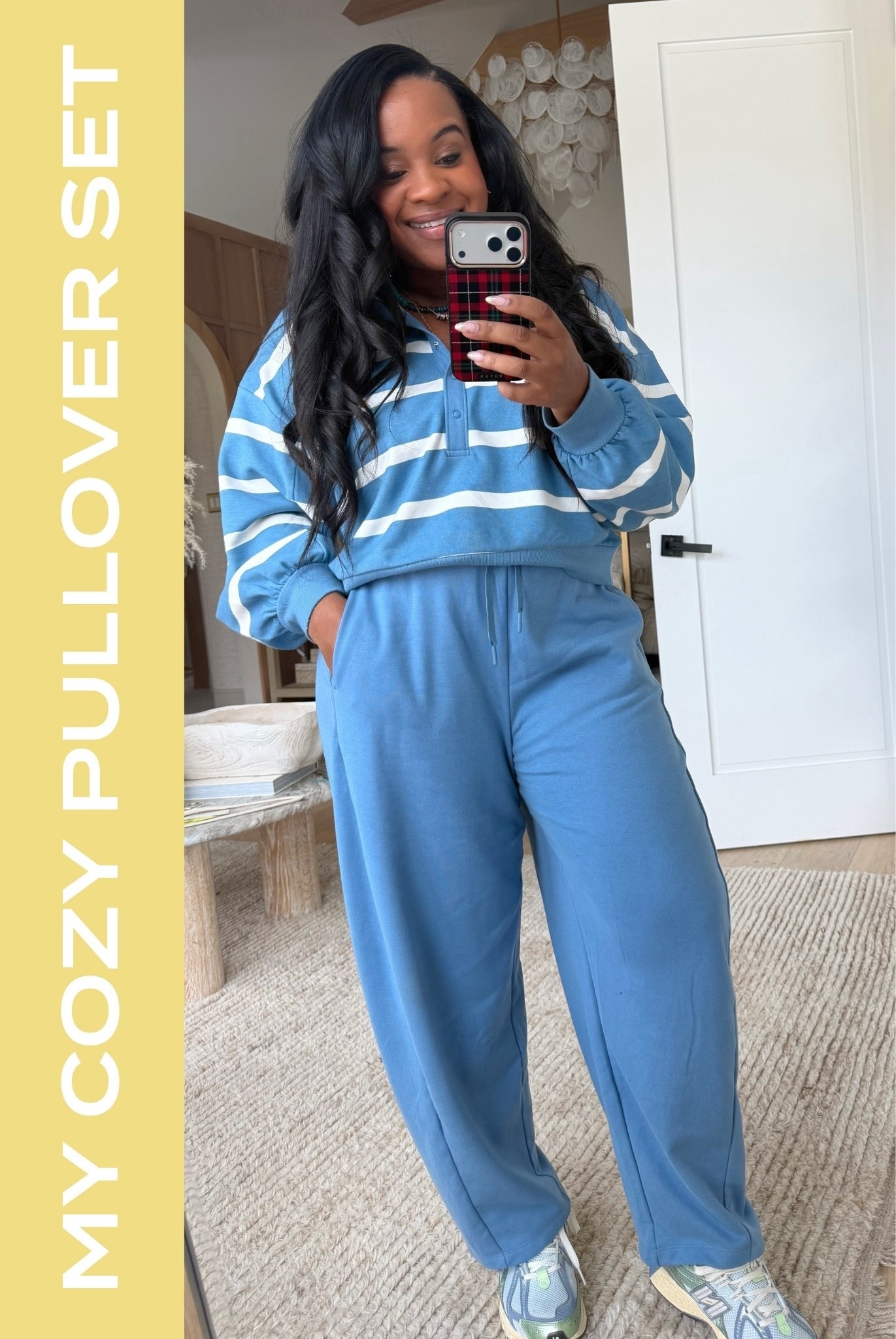 This pullover set is so comfortable! 💙

#LTKootd #LTKFindsUnder100 #LTKMidsize