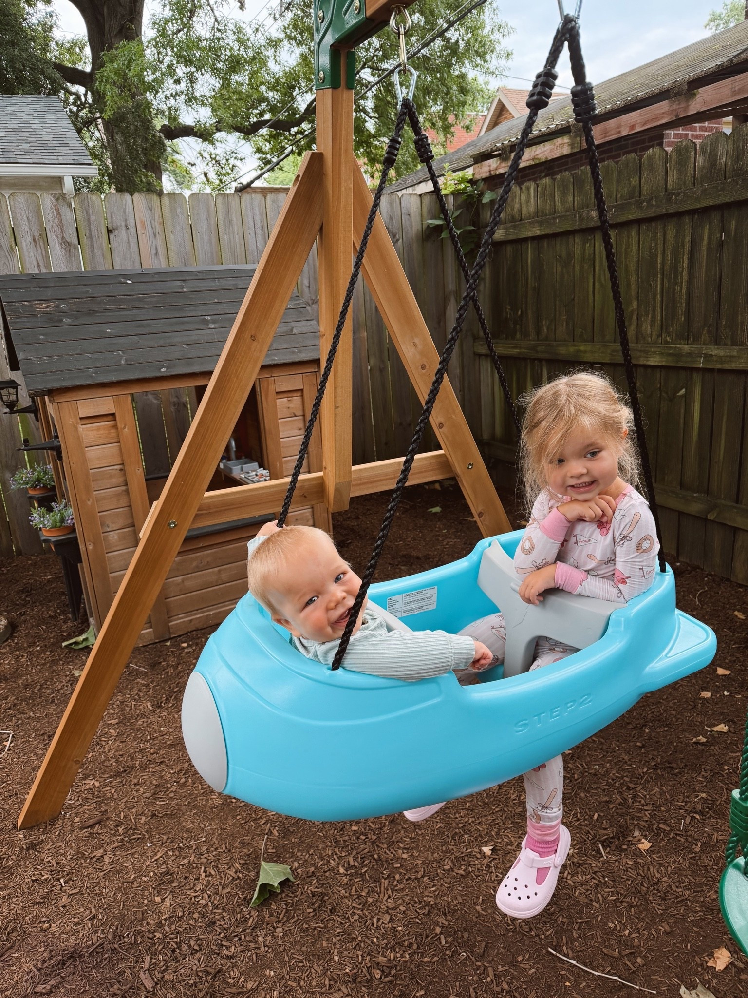 Baby & Toddler Double Swing