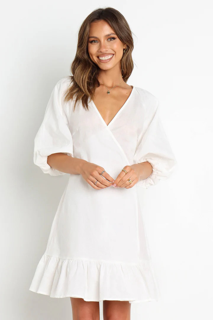 Jaslynn Dress - White | Petal & Pup (US)