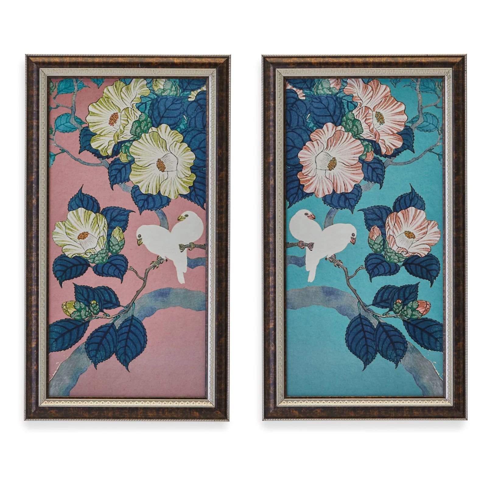 Drew Barrymore Flower Home Floral Flowers Framed Art Prints, Set of 2 | Walmart (US)