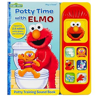 Sesame Street - Potty Time with Elmo - Potty Training Sound Book - PI Kids      Board book – So... | Amazon (US)
