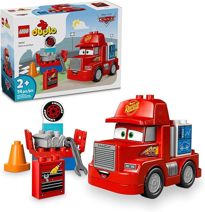 LEGO Disney Pixar Mack at The Race Cars Toys - Pixar Cars for Toddlers, Preschool, Boys & Girls, ... | Amazon (US)