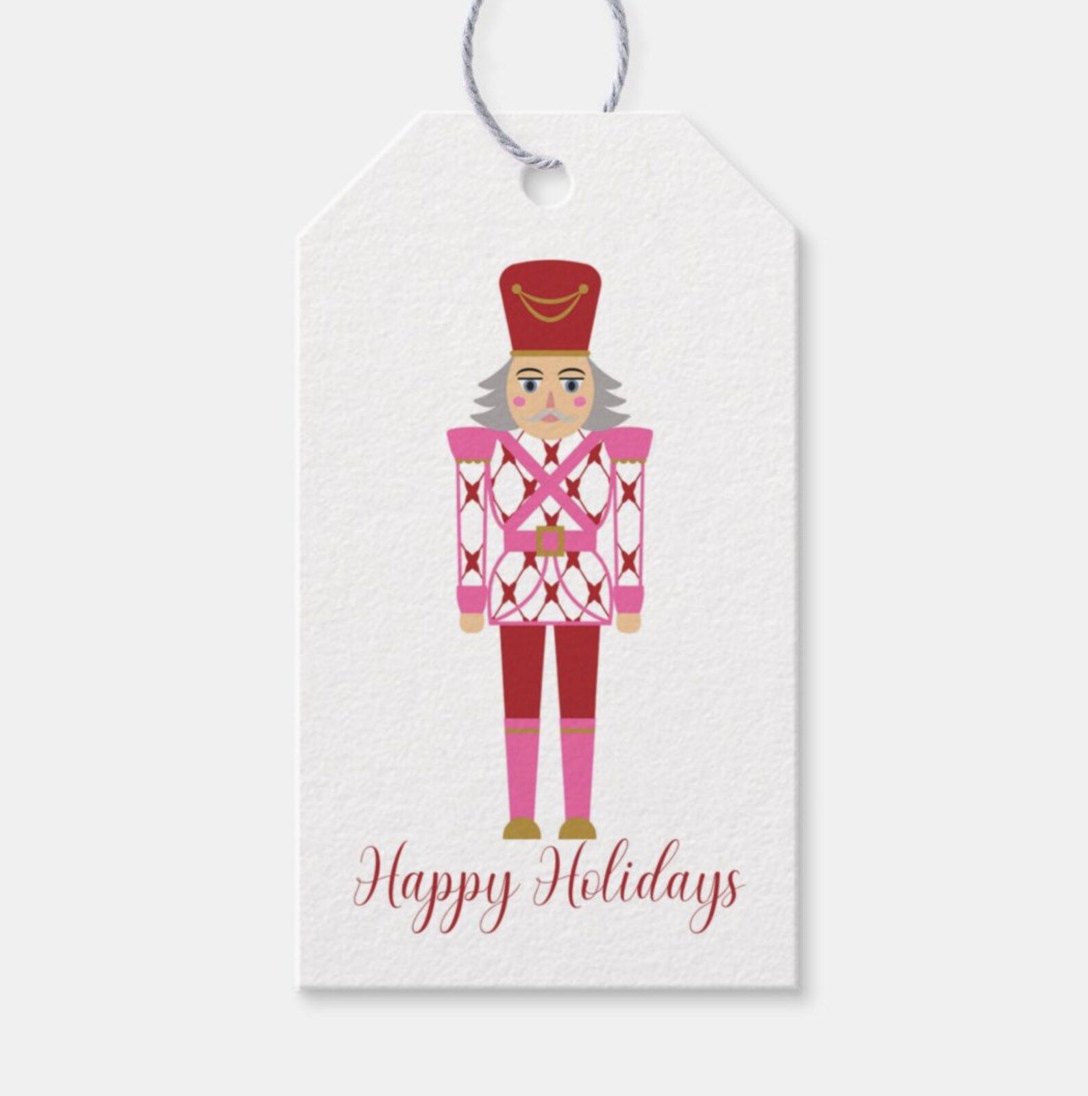 Pink Christmas Nutcracker Gift Tags Personalized Pink - Etsy | Etsy (US)