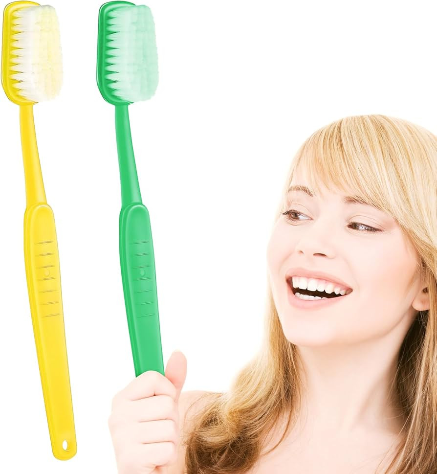 2 Pack 15.75x1.57 Inches Giant Toothbrush Props, Oversized Gag Novelty Bath Brushes, Huge Comedy ... | Amazon (US)