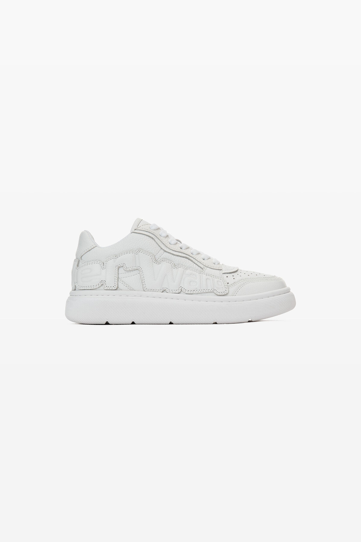 puff pebble leather sneaker with logo | Alexander Wang