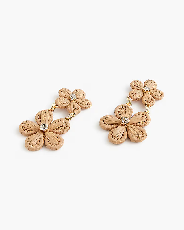 Flower statement earrings | J.Crew Factory