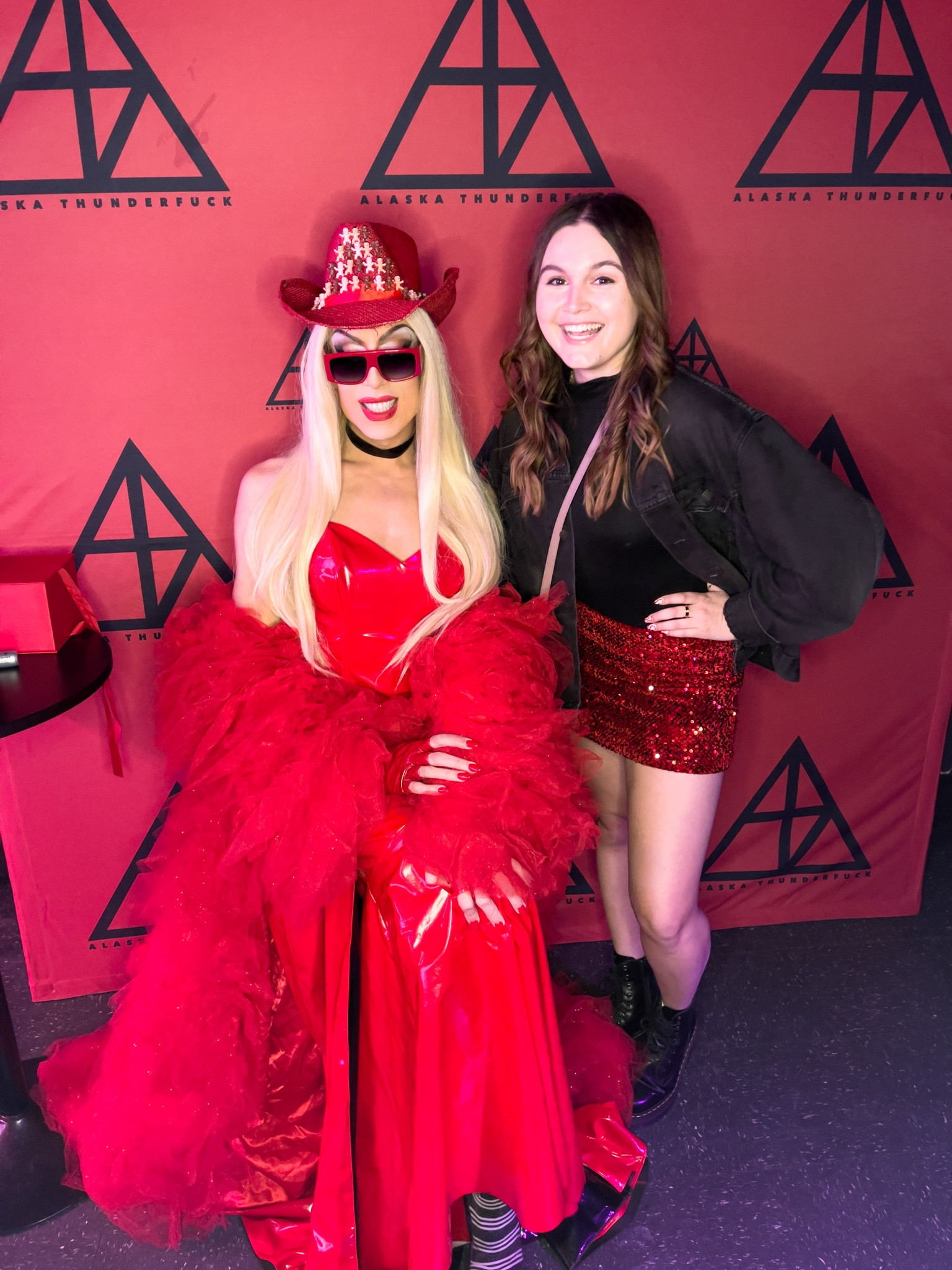 Party girl outfit perfect for drag shows or holiday parties!

I’m wearing a M skirt and bodysuit with a mens XL jacket and size 9 boots

#LTKunder100 #LTKHoliday #LTKstyletip