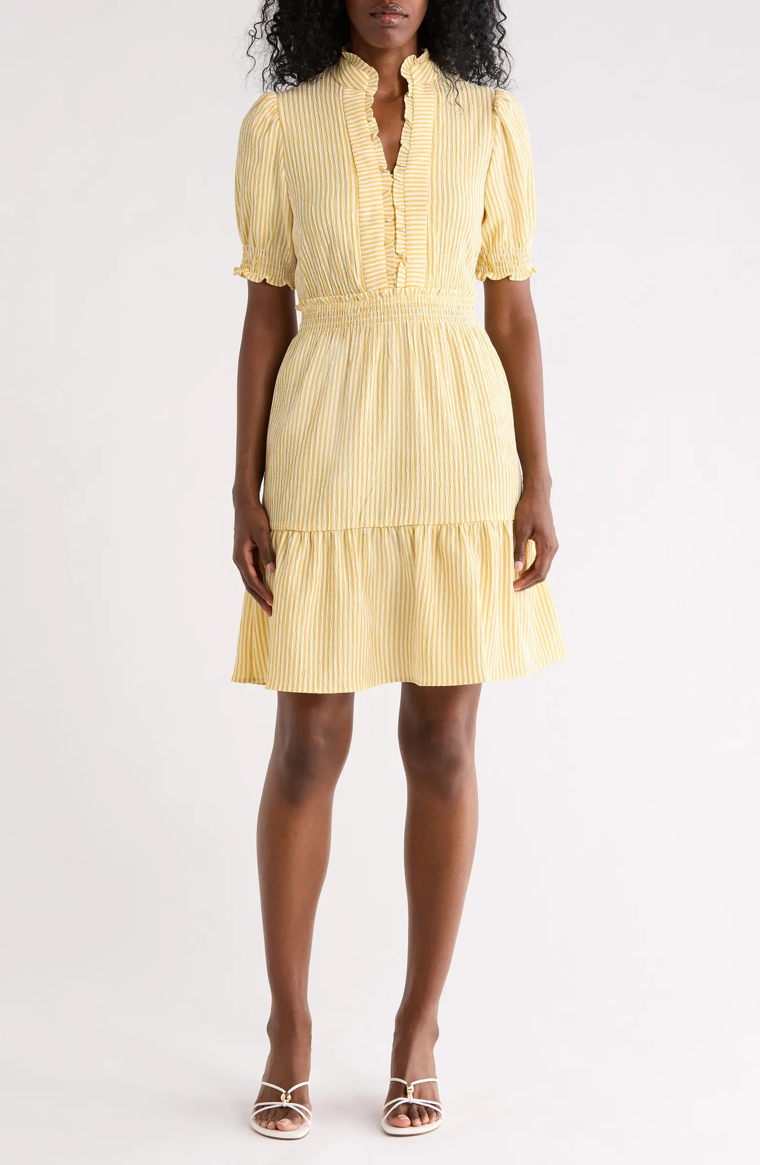 Puff Sleeve Smocked Dress | Nordstrom Rack