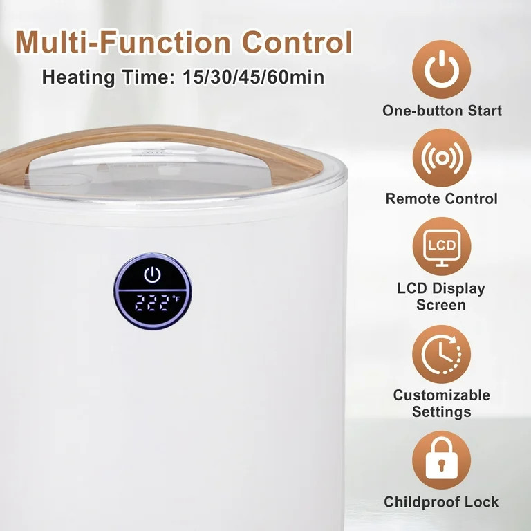 Ktaxon Towel Warmer Bucket Style, Large Towel Heater with Remote Control, Adjustable Timer, LED D... | Walmart (US)