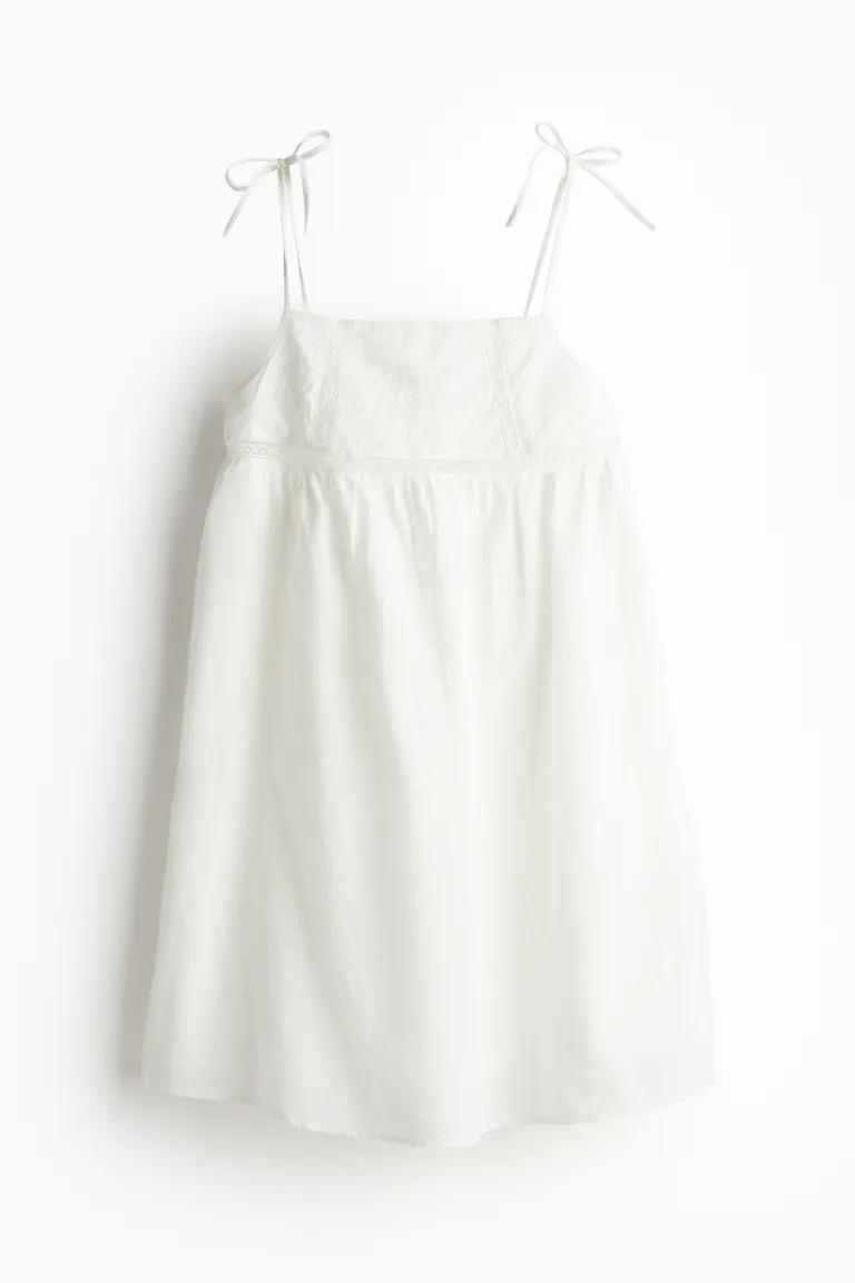 Embroidered A-line Dress | H&M (US + CA)