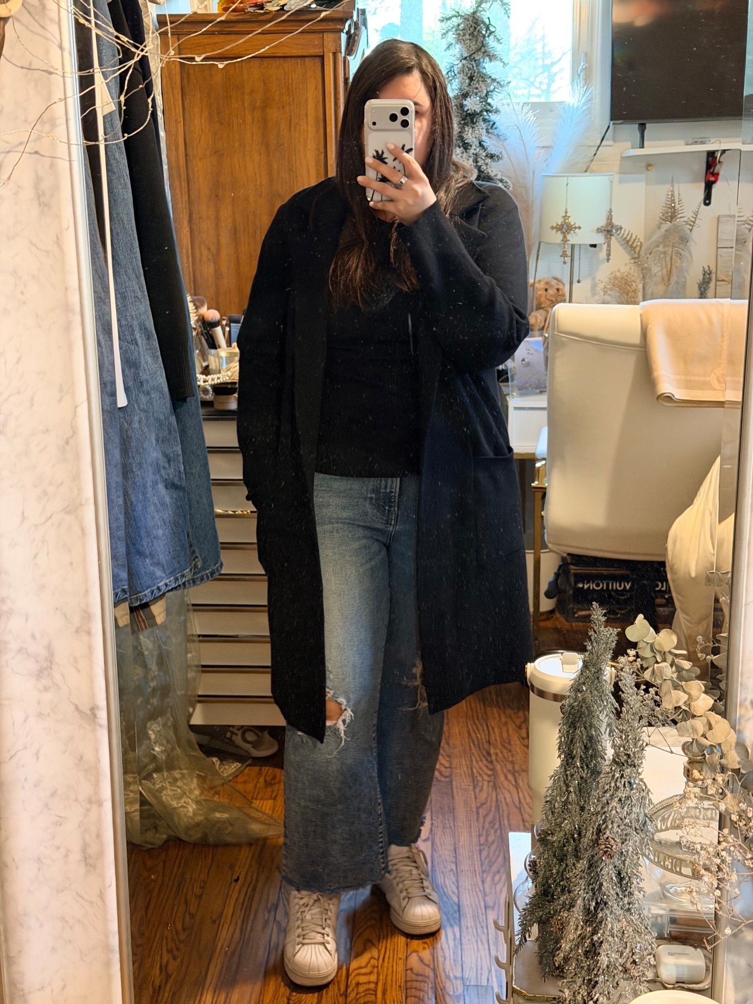 This sweater coat[?] is one of my fave purchases in a while. I’ve worn it so many times since buying it a few weeks ago! 