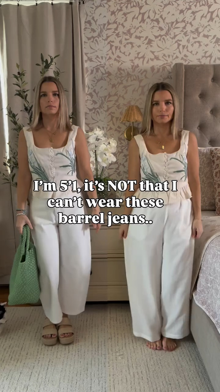 Comment PETITE for a 🔗! 💐 🤍 

#petitestyle #petitetips #petitehacks #styletips #stylehacks whattowear grwm ootd outfitinspo springtime petitejeans petitedenim summertime