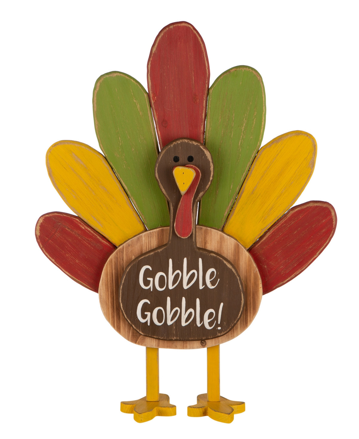 Glitzhome Thanksgiving Turkey Standing Decor - Multi | Macy's