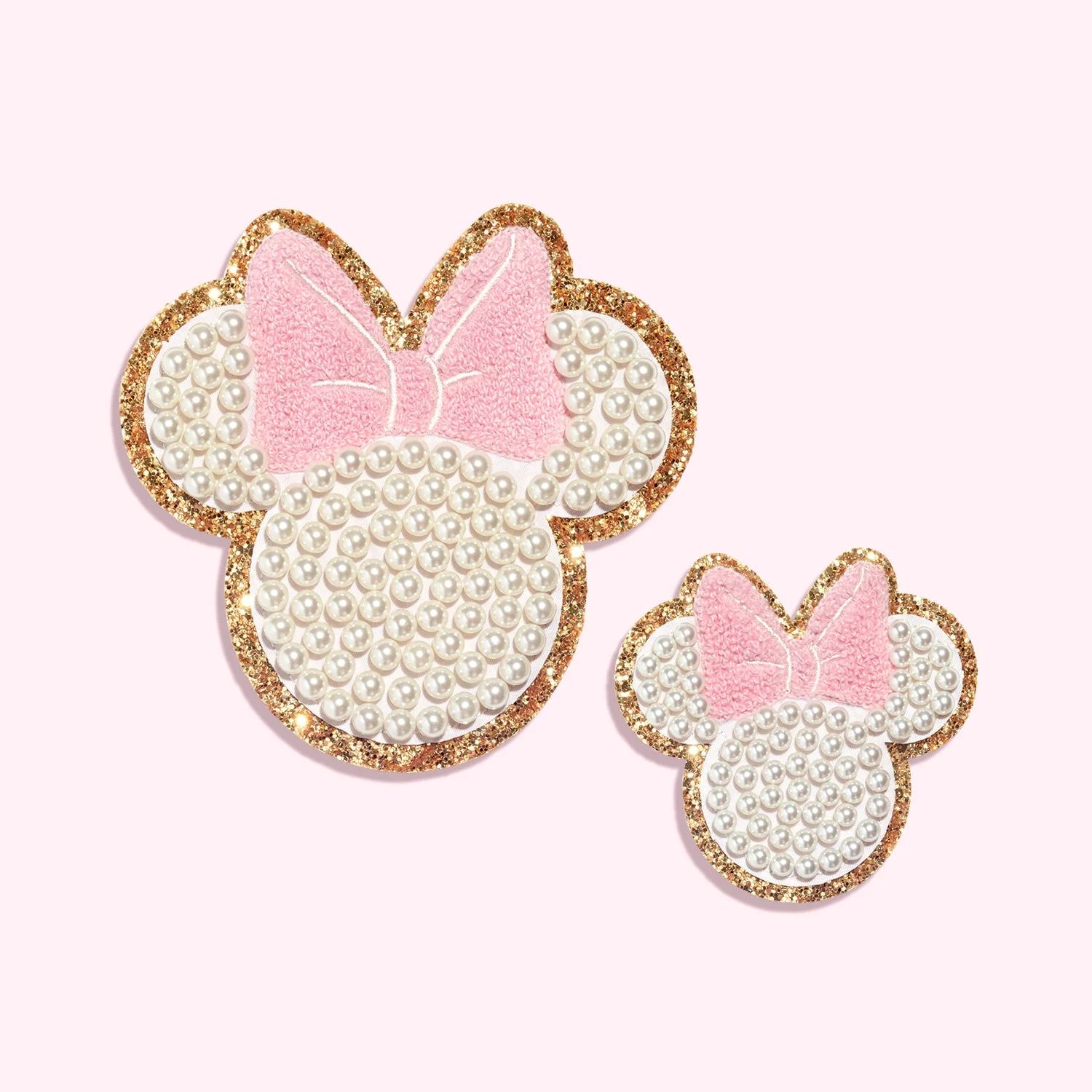 Disney Minnie Mouse Large Glitter Pearl Patch | Stoney Clover Lane