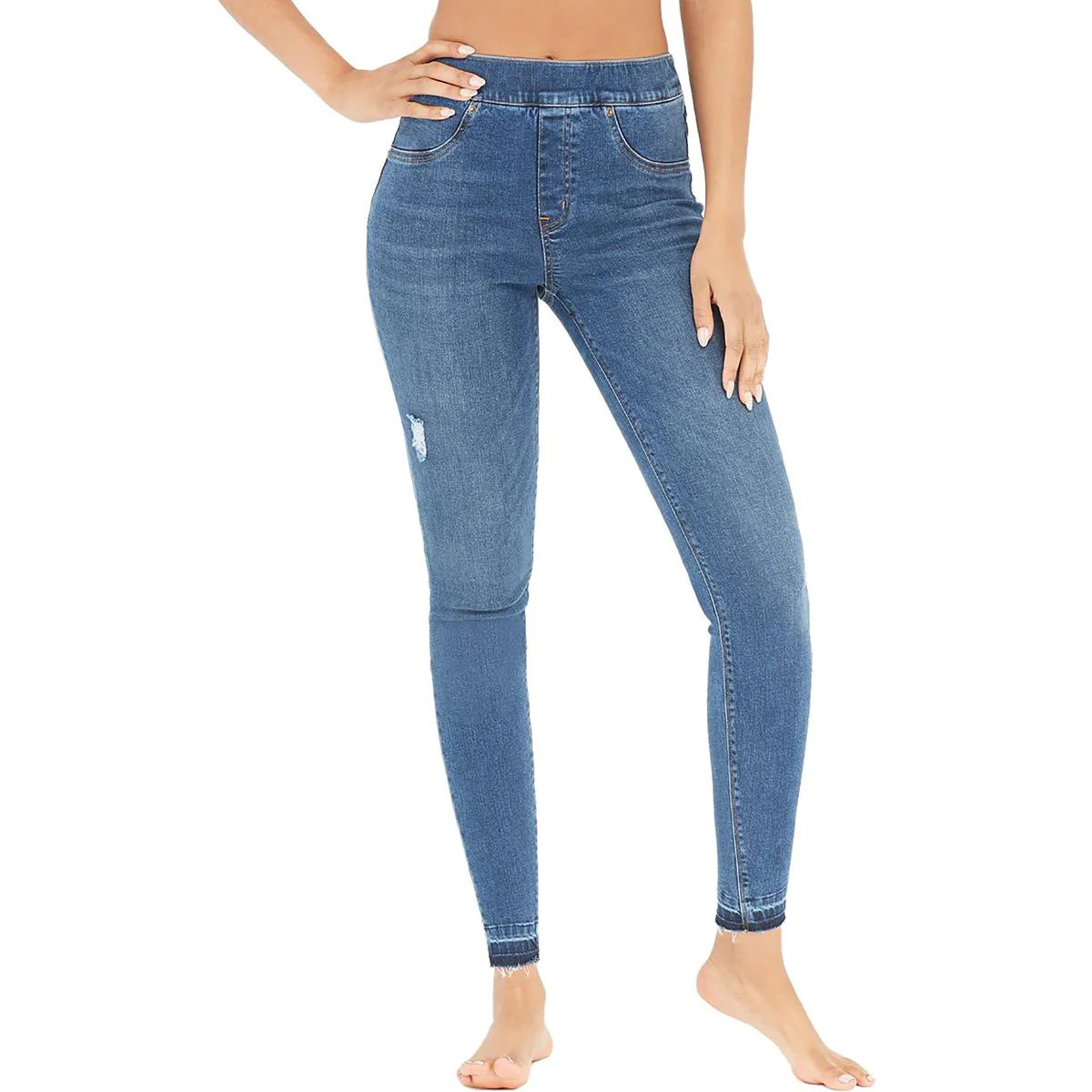 Womens Distressed Jeggings Skinny Jeans | Shop Simon