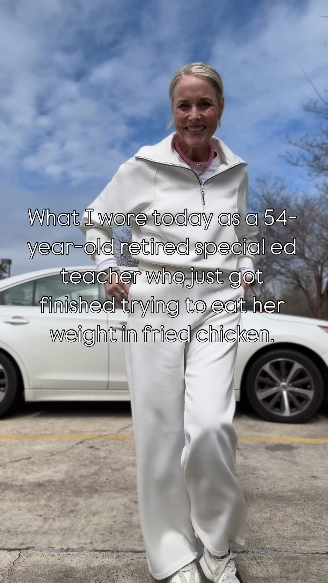 To be fair, the chicken was on a salad… because balance, right? 

Listen, girlfriend—you and I both know that sometimes the willpower disappears the second the menu hits the table. But at least this Amazon look for less of the Spanx Air Essentials set is holding me together better than my self-control at lunch with the girls. Stretchy, stylish, and forgiving… just like I need my clothes and my life to be.

Tell me I’m not alone—who else is team wear the outfit, eat the food, and live your life? 

Drop a ❤️ in the comments if you get it! 



#LTKWatchNow #LTKStyleTip #LTKOver40