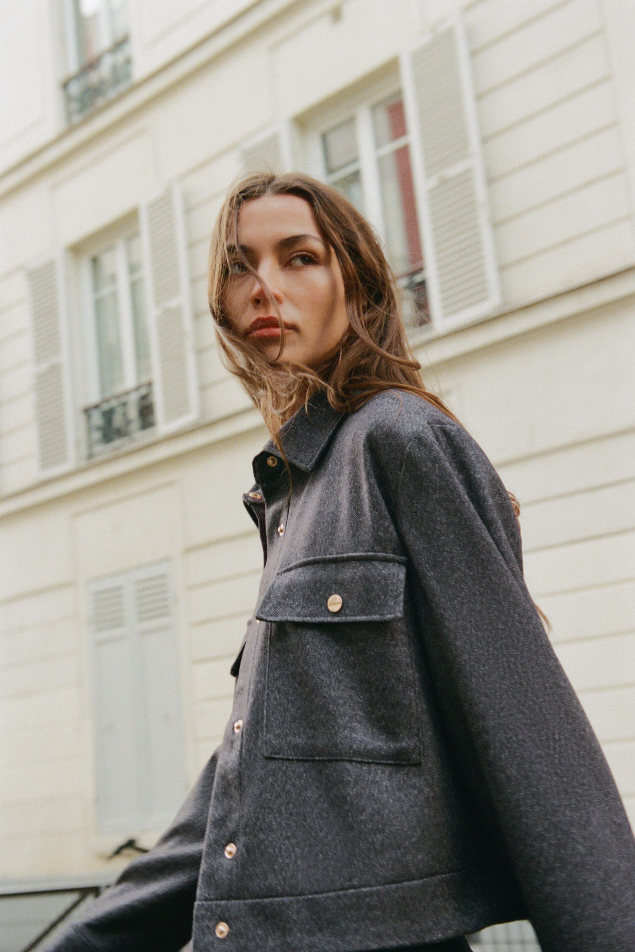 HERRINGBONE JACKET WITH POCKETS | Zara AU