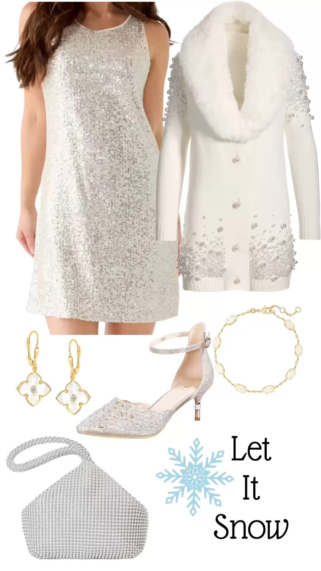 Sparkle and shine like new fallen snow in this winter wonderland ensemble ❄️ I love this combination. It’s classy and sophisticated with a touch of fun.
#holidayattire #sequencedress #nyedress #partydress #holidaydress

#LTKHoliday #LTKGiftGuide #LTKFindsUnder50